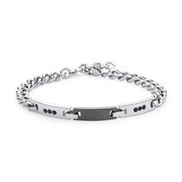 Bracciale Sagapo Uomo in Acciaio STI11